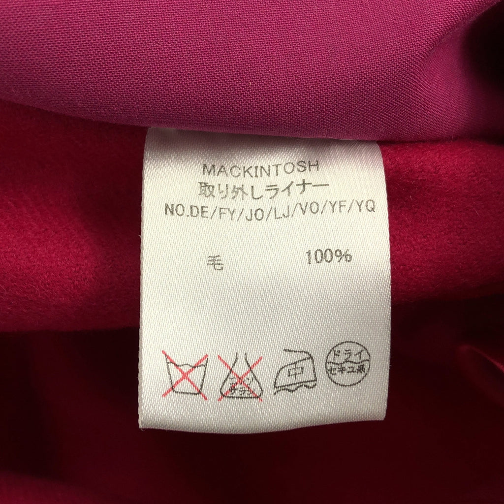 MACKINTOSH / 매킨토시 | 고무 당김 라이너가있는 푸티드 코트 | 34 | 여성