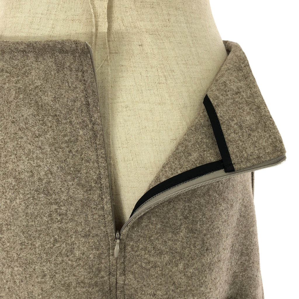 [狀況良好] BOTTEGA VENETA | 2023-2024秋冬 | RIVERBED MELANGE 喇叭長裙 | 36 |淺棕色 |女性的