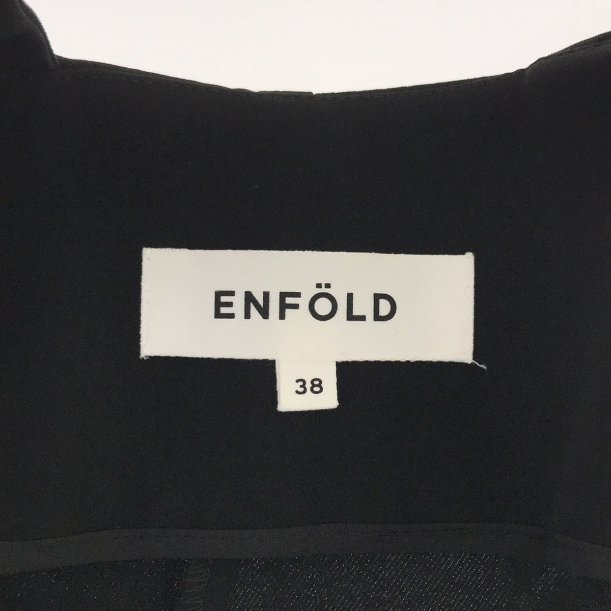 ENFOLD / 엠 폴드 | STRAIGHT JUMPER-SKIRT / 점퍼 스커트 원피스 | 38 | 여성