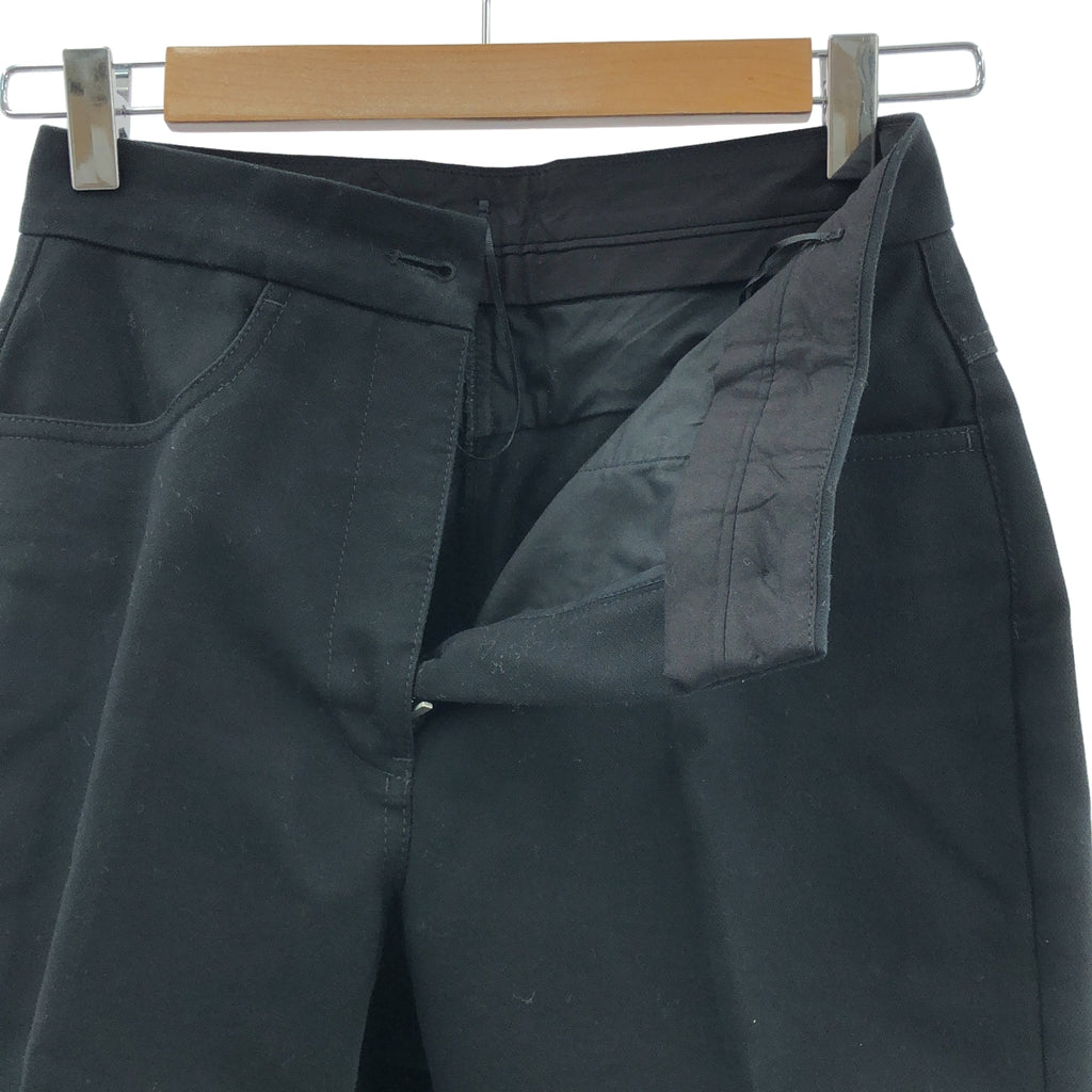[狀況極佳] JIL SANDER | 2023 春夏 | 黑色棉質長褲 | 32 碼 | 黑色 | 女款