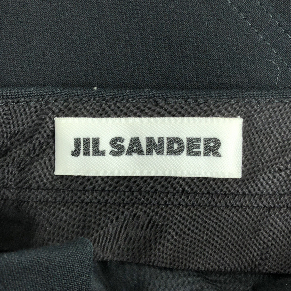 [狀況極佳] JIL SANDER | 2023 春夏 | 黑色棉質長褲 | 32 碼 | 黑色 | 女款