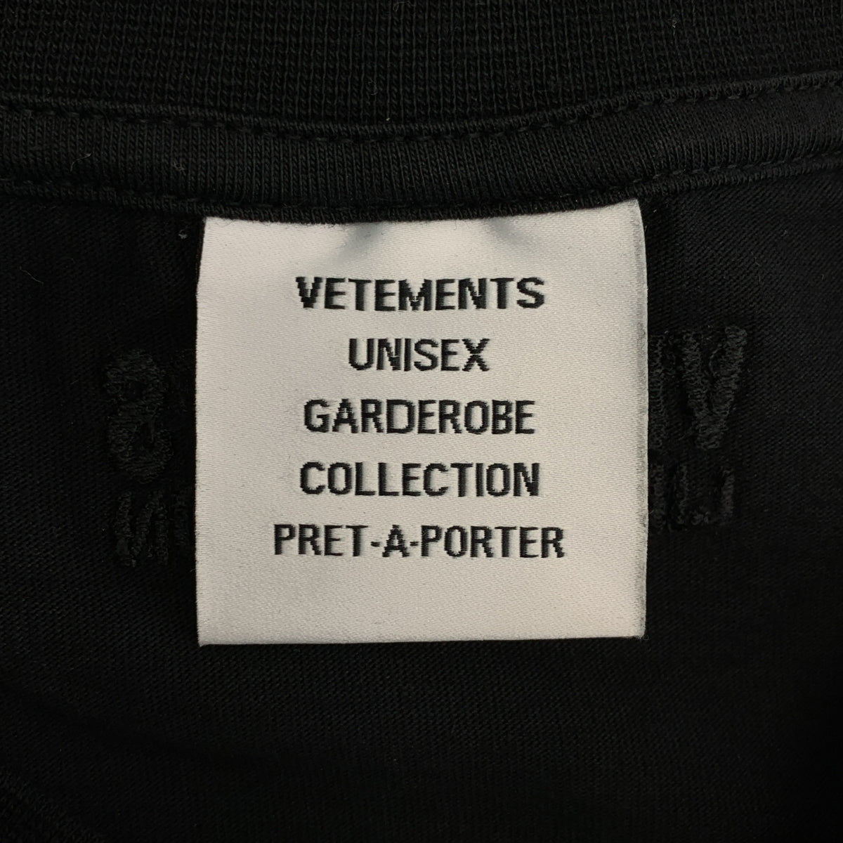 VETEMENTS | 2022 秋冬系列 | 野性獨角獸T卹 | XS碼 | 男款