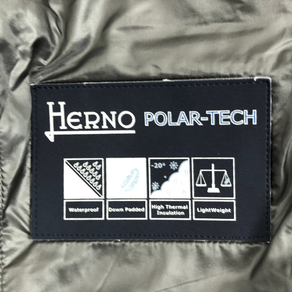 HERNO / 헤르노 | POLAR-TECH 폴라 테크 P 코트 다운 재킷 | 46 | 베이지 | 남성
