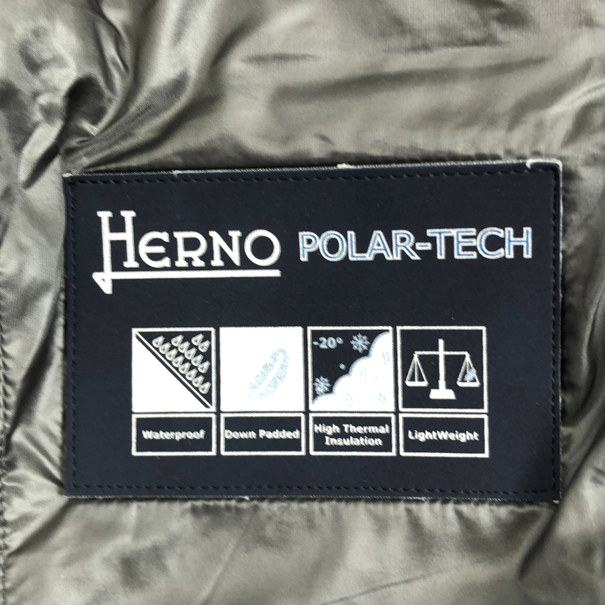 HERNO / 헤르노 | POLAR-TECH 폴라 테크 P 코트 다운 재킷 | 46 | 베이지 | 남성