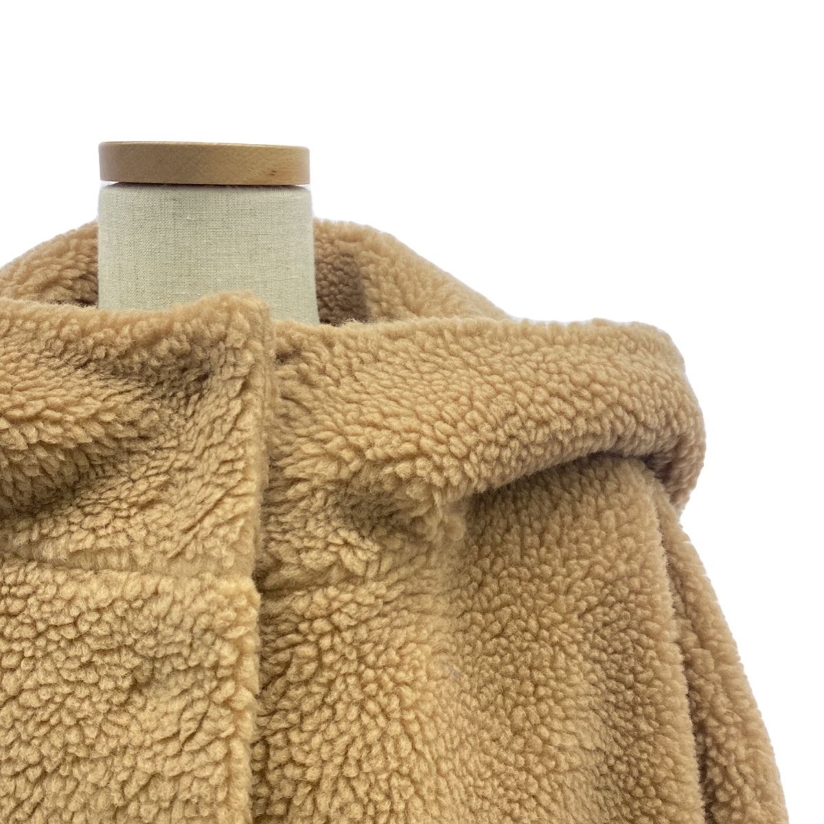 [Good Condition] LE PHIL / Lefil | 2024AW | Poncho Wool Boa Jacket / Fully Lined | F | Brown | Women's