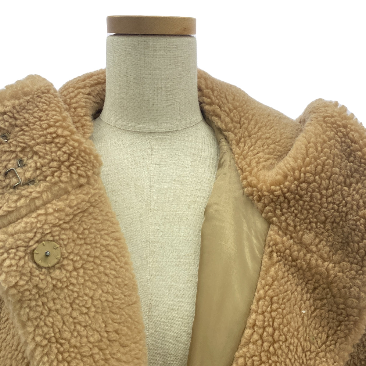 [Good Condition] LE PHIL / Lefil | 2024AW | Poncho Wool Boa Jacket / Fully Lined | F | Brown | Women's