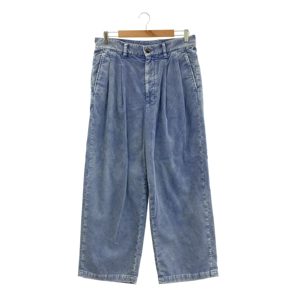 URU | 2025春夏 | 雙褶燈芯絨褲 | 2 | 男款