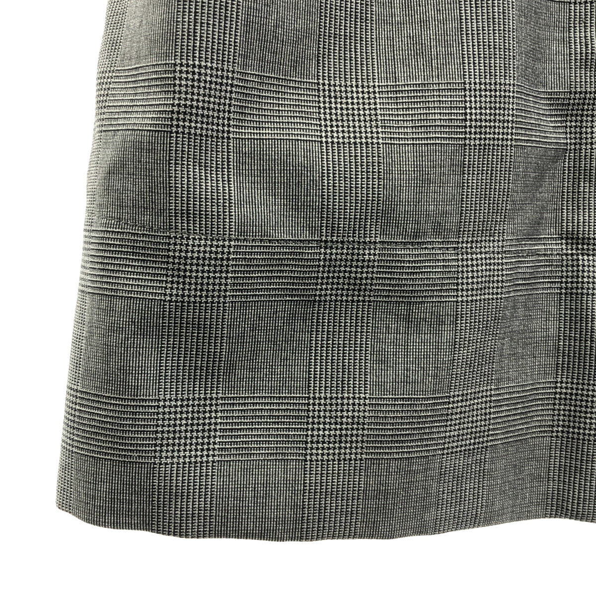 【美品】  Tomorrowland MACPHEE / トゥモローランドマカフィー | ウール グレンチェック フーテッドコート | 36 | グレー | レディース