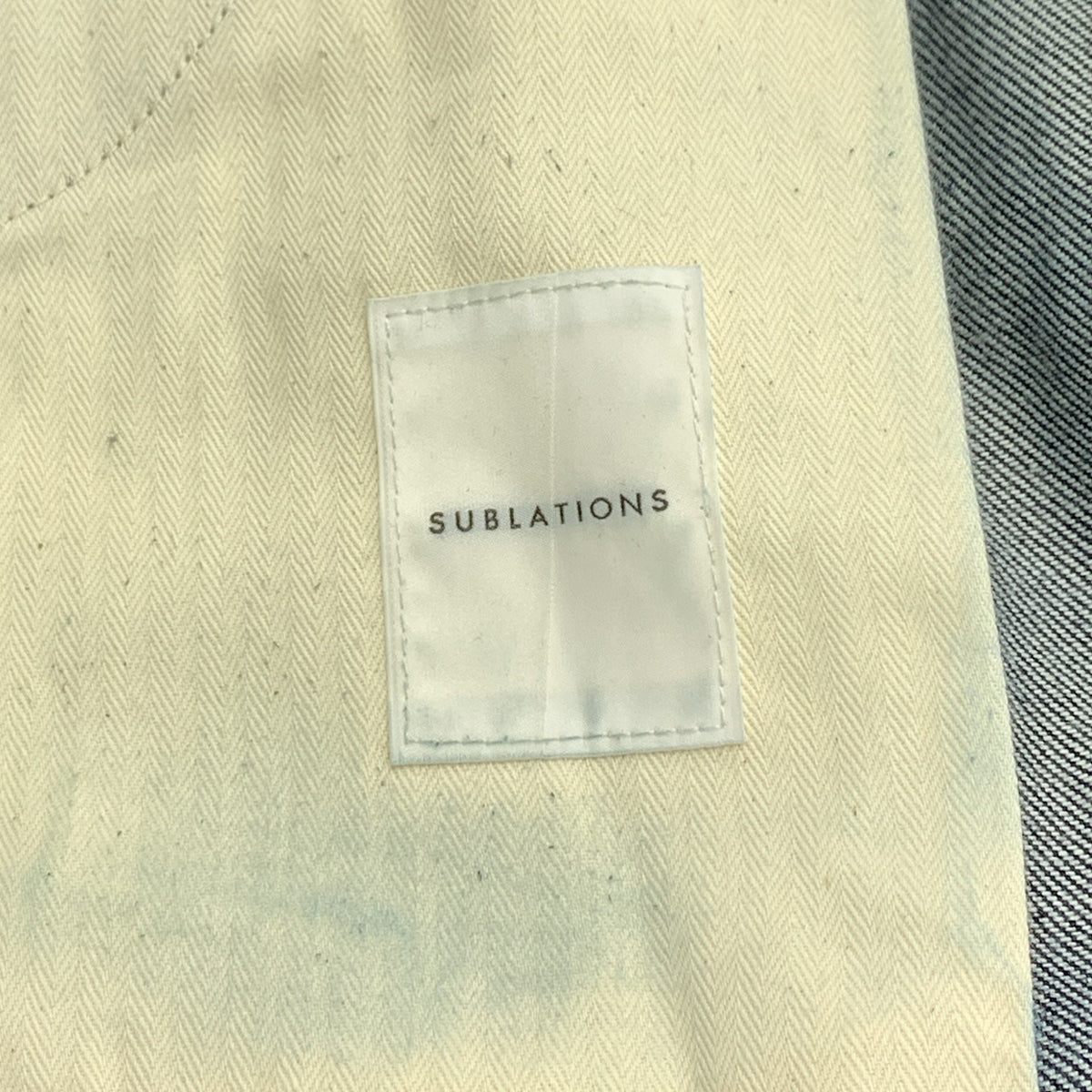 SUBLATIONS | 雙褶寬牛仔褲 | 0 碼 | 男士