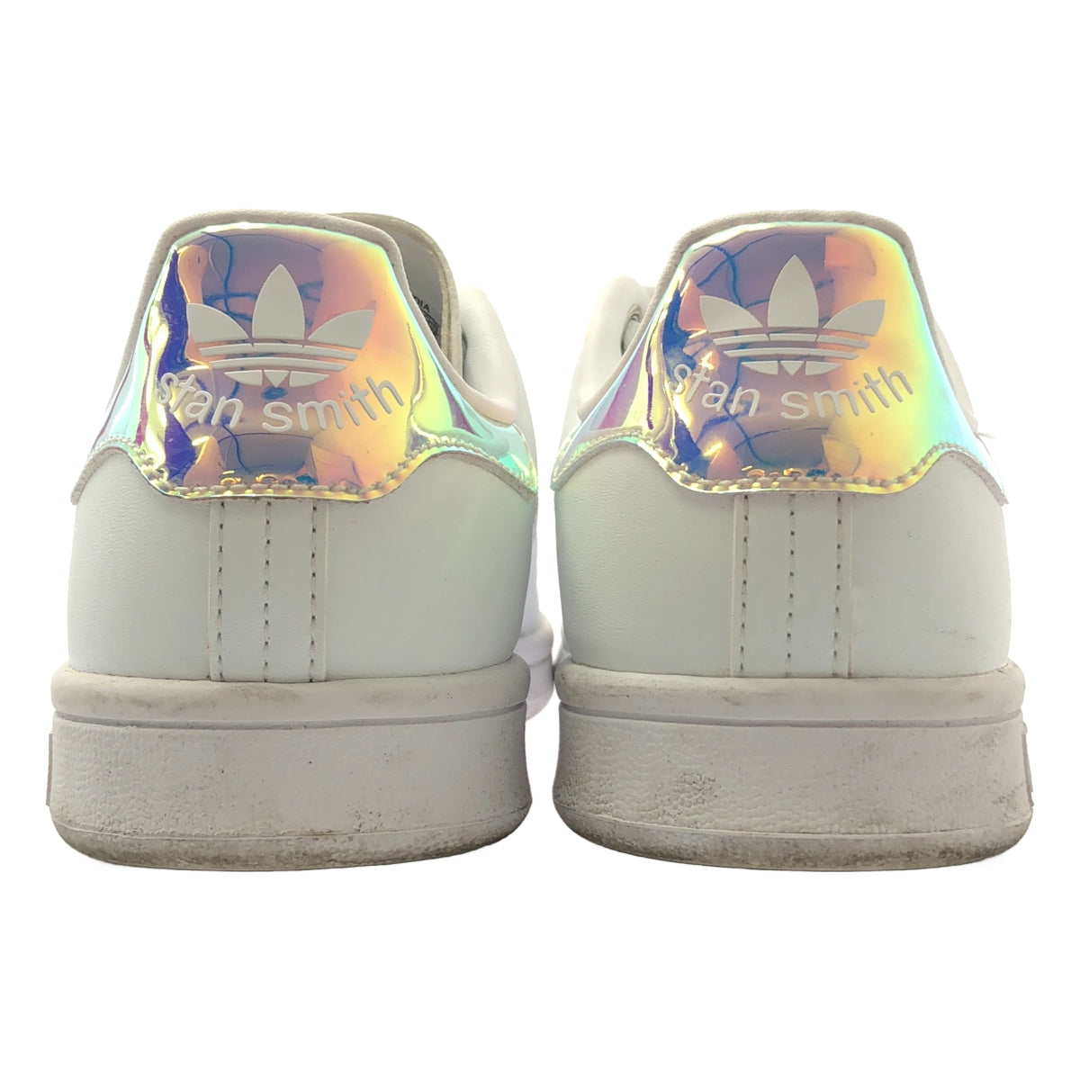 adidas / 아디다스 | STAN SMITH / IF0104 스탠스 미스 로고 브래킷 가죽 스니커즈 | 22 | 화이트 | 여성