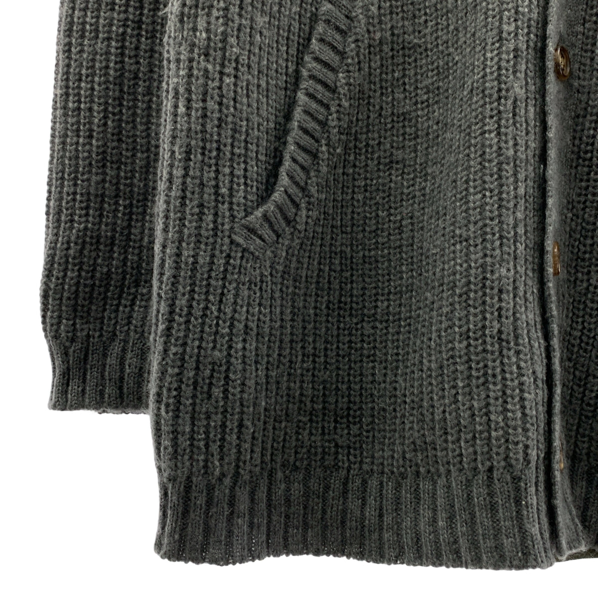 UNDER COVER  / アンダーカバー | 2010AW | モヘヤ ウール混 ニット カーディガン | 3 | グレー | メンズ