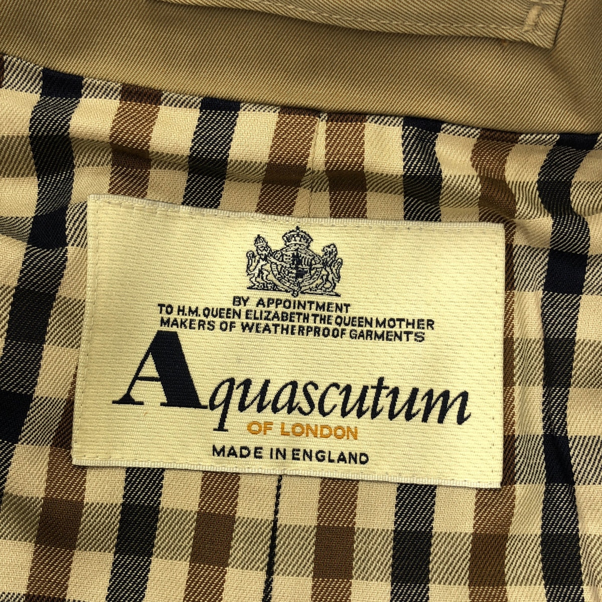 AQUASCUTUM / アクアスキュータム | コットン トレンチコート | 38 | メンズ