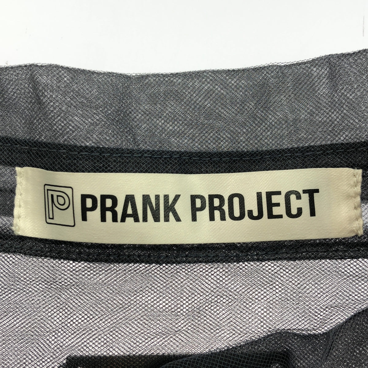 PRANK PROJECT / 플랑크 프로젝트 | Ruffled Tulle Short Shirt 튤 셔츠 | 그레이 | 여성