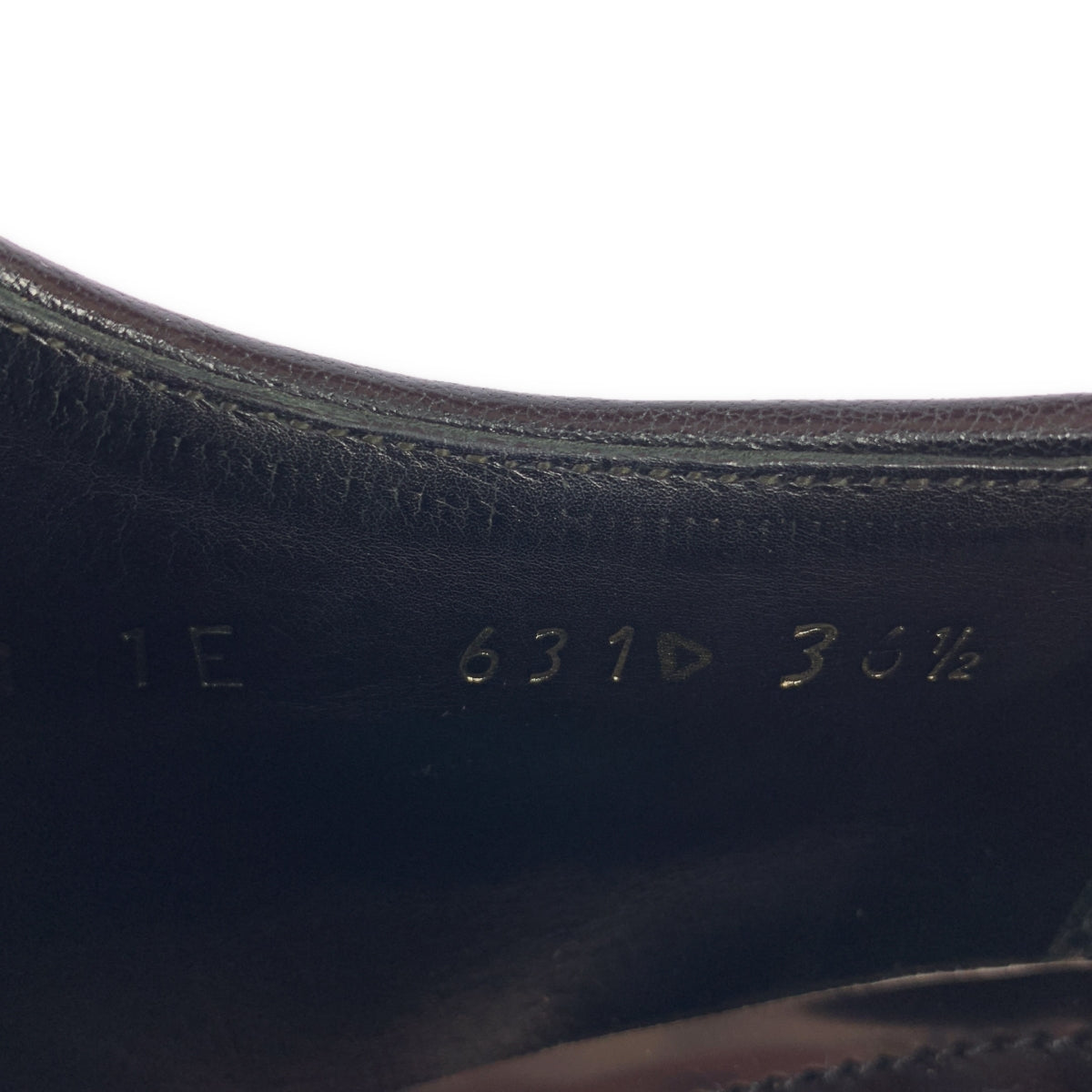 PRADA / 프라다 | 가죽 날개 팁 드레스 신발 | 36 1/2 | 블랙 | 여성