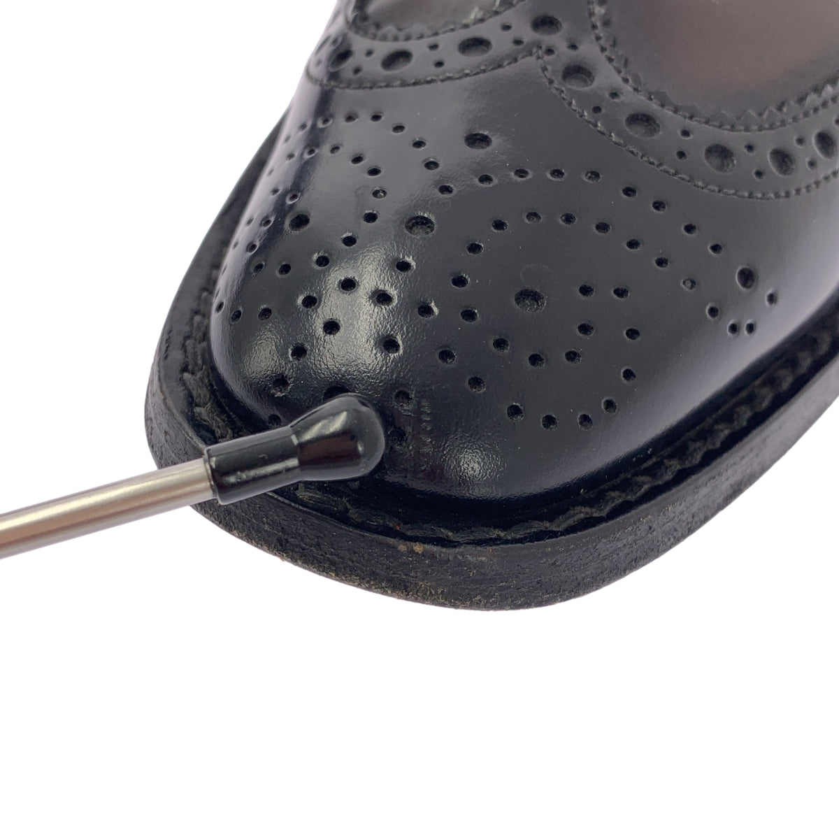 PRADA / プラダ | レザー ウイングチップ ドレスシューズ | 36 1/2