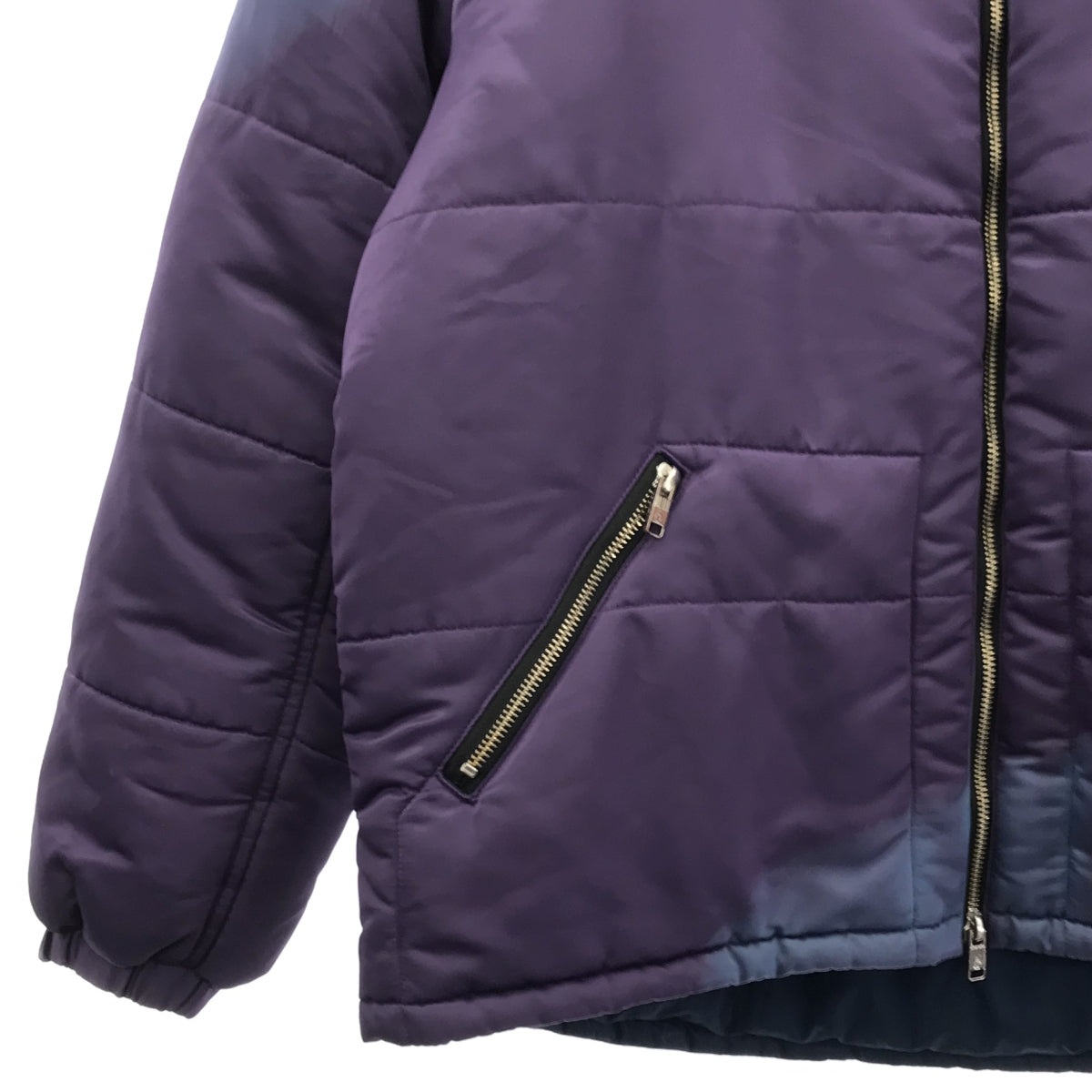 [Good Condition] NOMA t.d | HAND DYED PUFFER JACKET | Fully lined | Size 3 | Purple/Navy | Men's