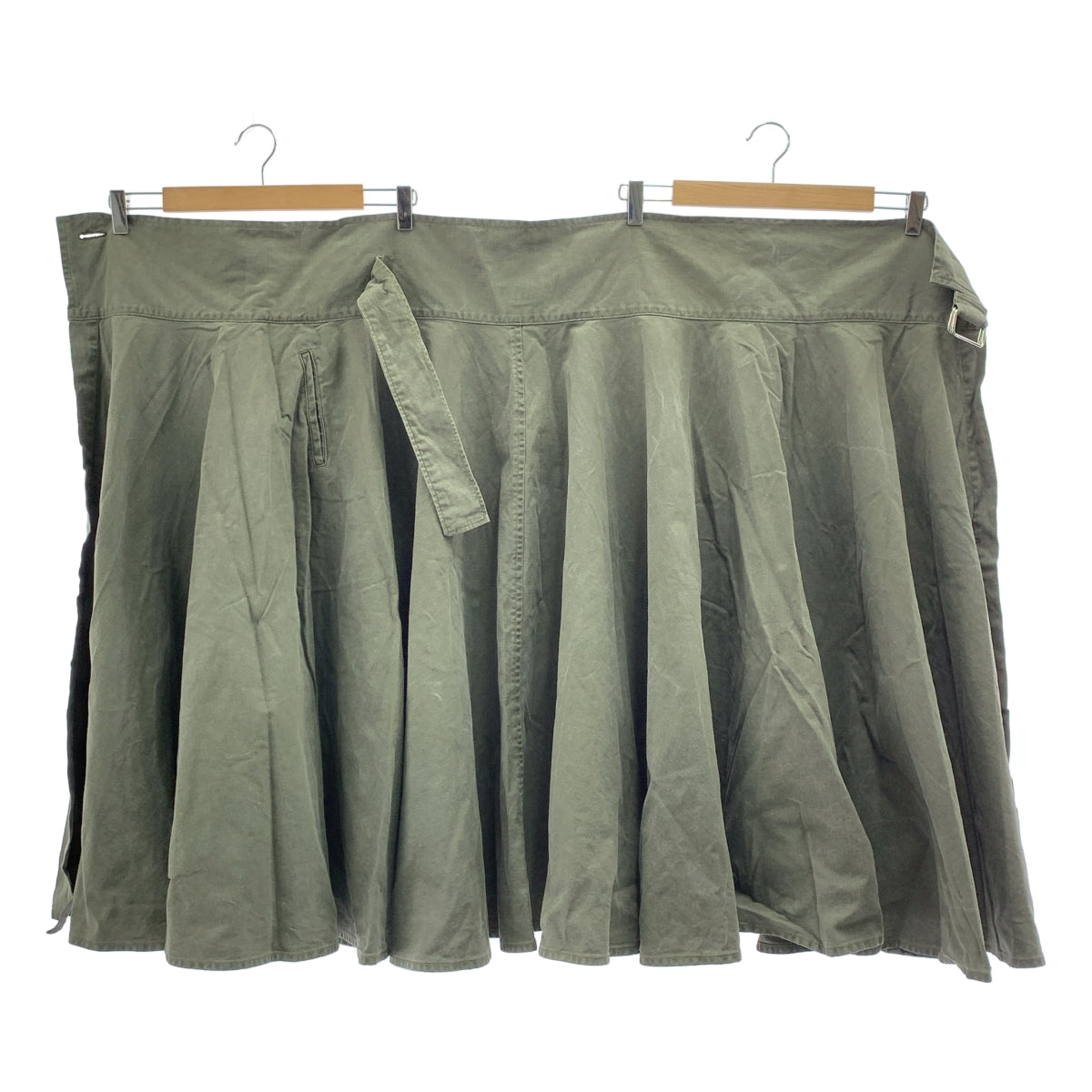 【美品】Y's 　ワイズ　Yohji yamamoto 　ラップ（巻き）スカート WOOL GABARDINE DRAPE WRAP SKIRT(XS Black): Vintage 1.2｜THE SHOP