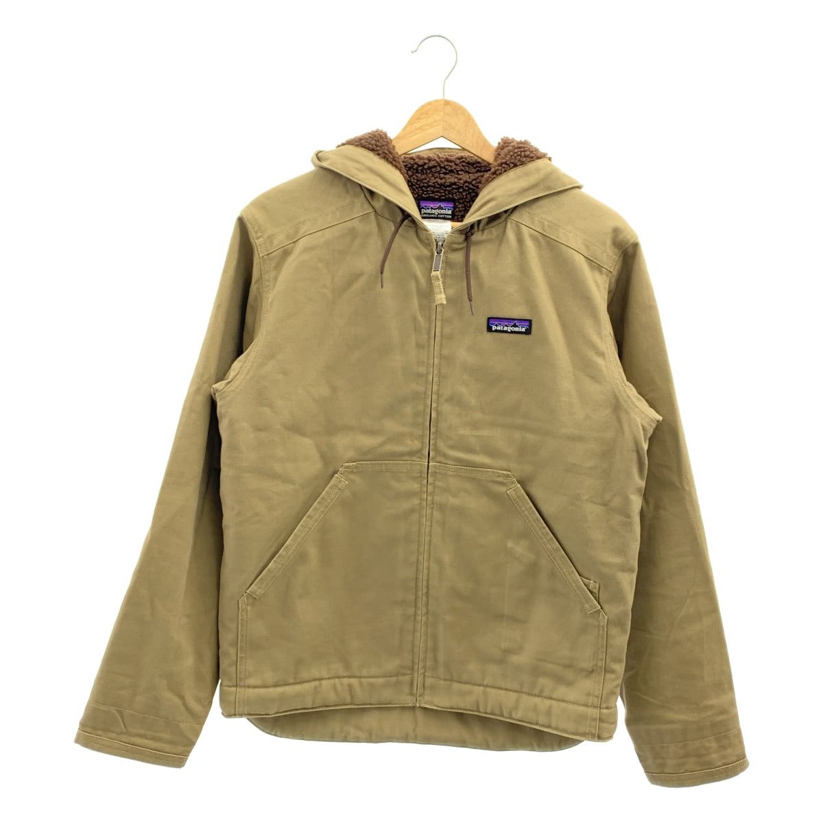 Patagonia / パタゴニア | ラインドキャンバス ボア フーディジャケット | XS | メンズ