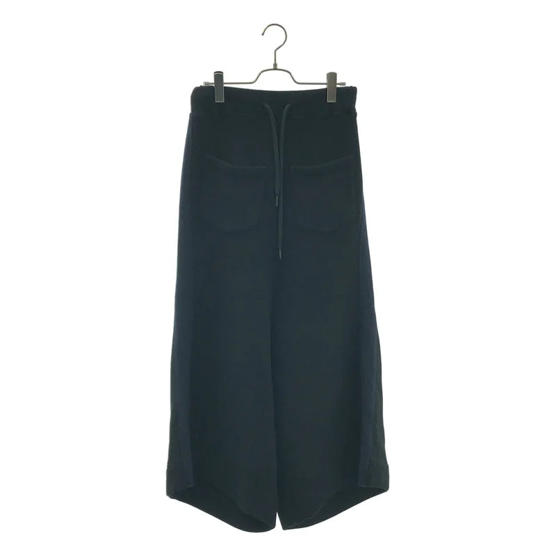 REGULATION Yohji Yamamoto / レギュレーションヨウジヤマモト | サイドライン ドローストリング スウェット ワイド サルエルパンツ |