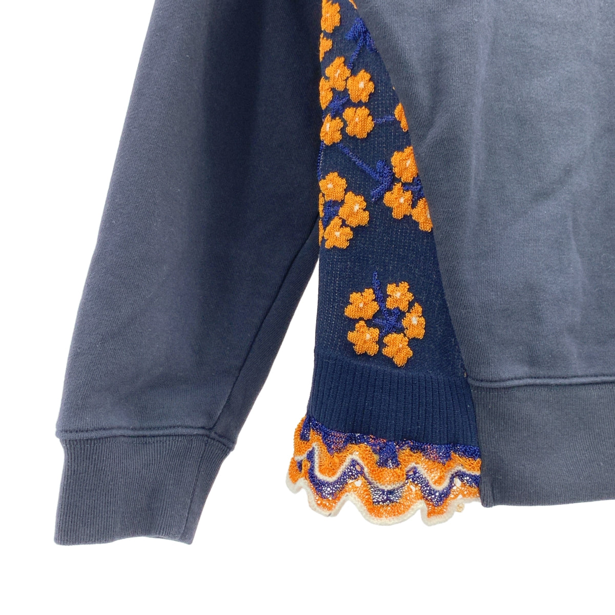 malamute / 말라뮤트 | 2022AW | 플라워 자가드 스웨트 트레이너 | F | 여성