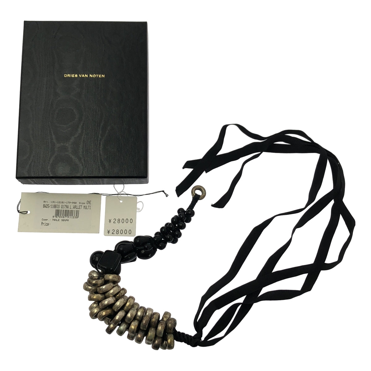 DRIES VAN NOTEN / 드리스 반 노텐 | 리본 비쥬 목걸이 |