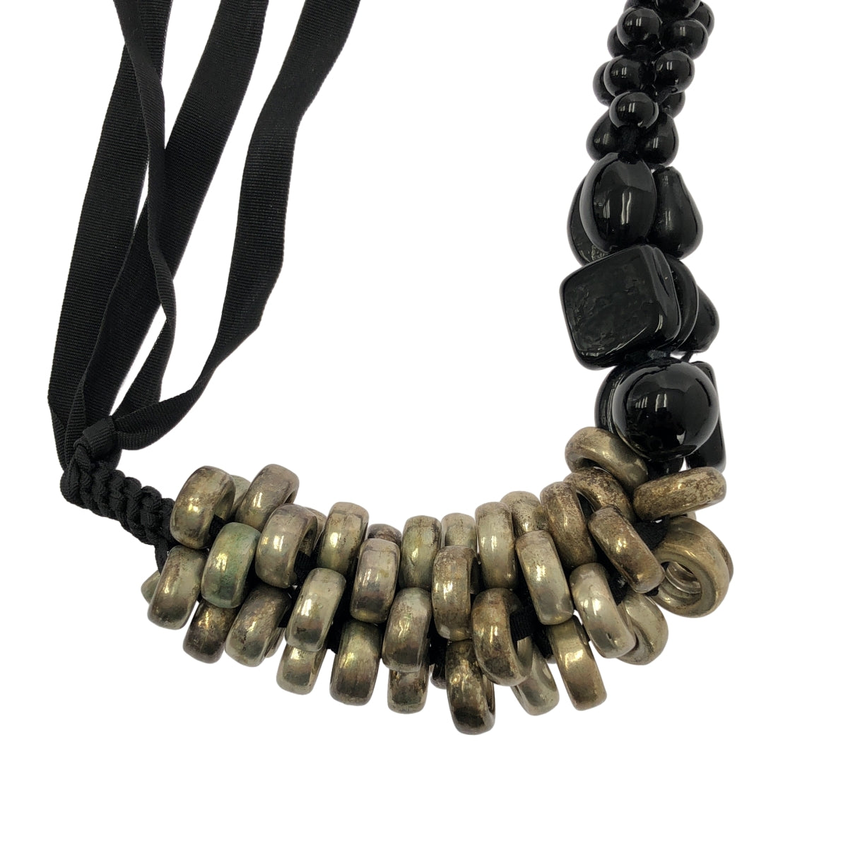 DRIES VAN NOTEN / 드리스 반 노텐 | 리본 비쥬 목걸이 |