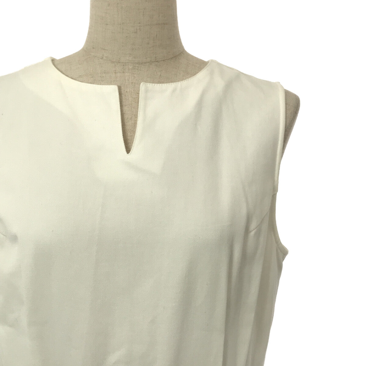 foufou / フーフー | waltz -#12 no sleeve tuck one piece ワンピース | 1 | ホワイト | レディース