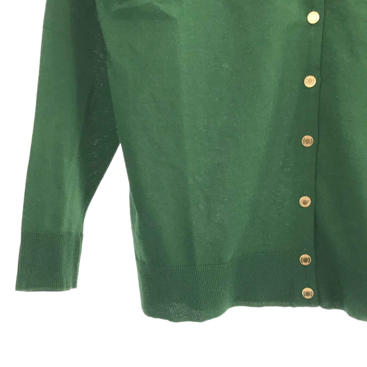 [Good Condition] MUSE de Deuxieme Classe | 2021SS | FF grace Crew Neck Cardigan | 38 | Green | Women's