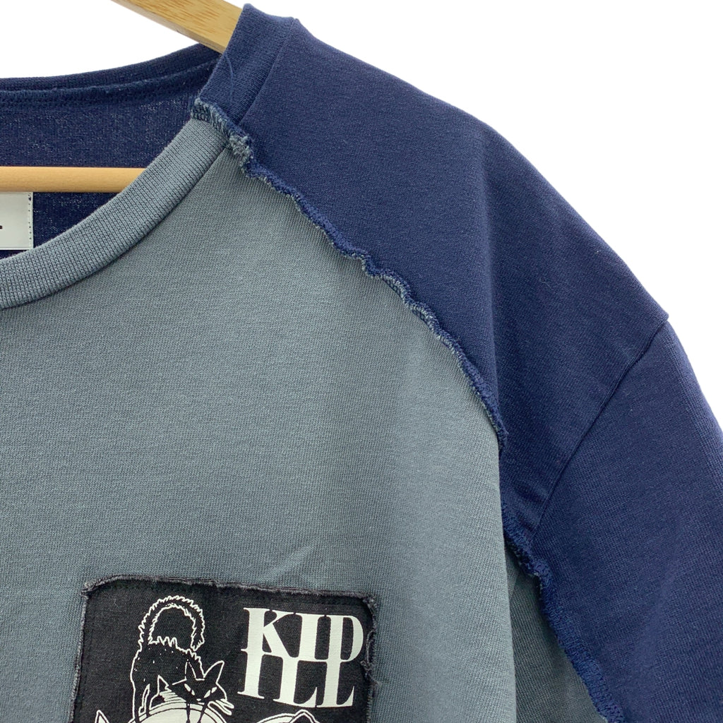 KIDILL / 키딜 | DOCKING PATCH T-SHIRT 패치 재구축 컷소우 | F | 남성