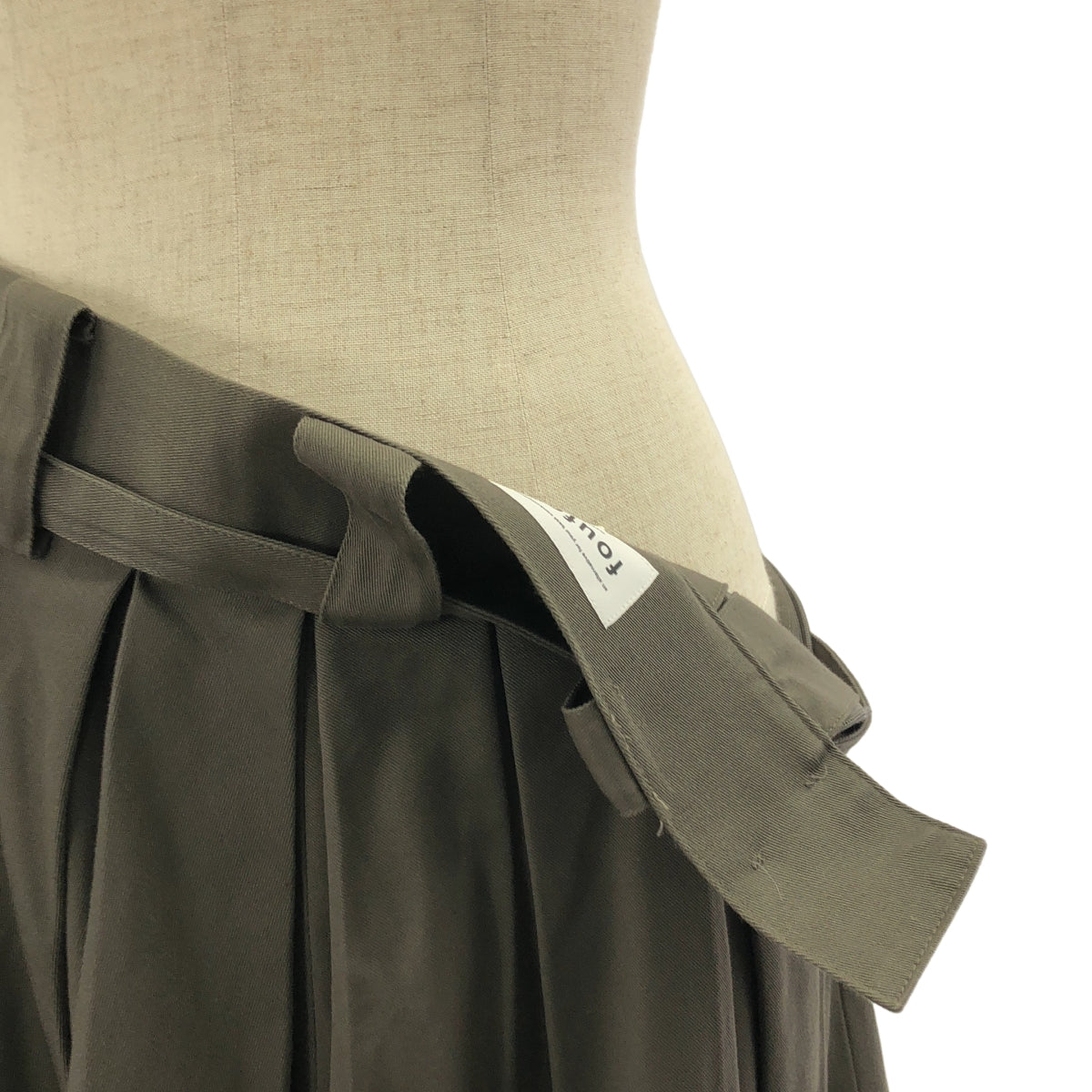 foufou / フーフー | super tuck long skirt スーパータックロングスカート | 0 | レディース