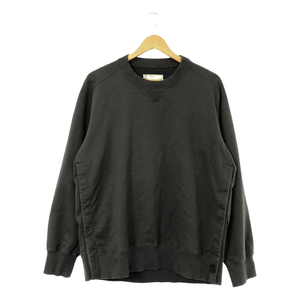 sacai / サカイ | Sweat Jersey Pullover / スリット スウェット プルオーバー | 1 |