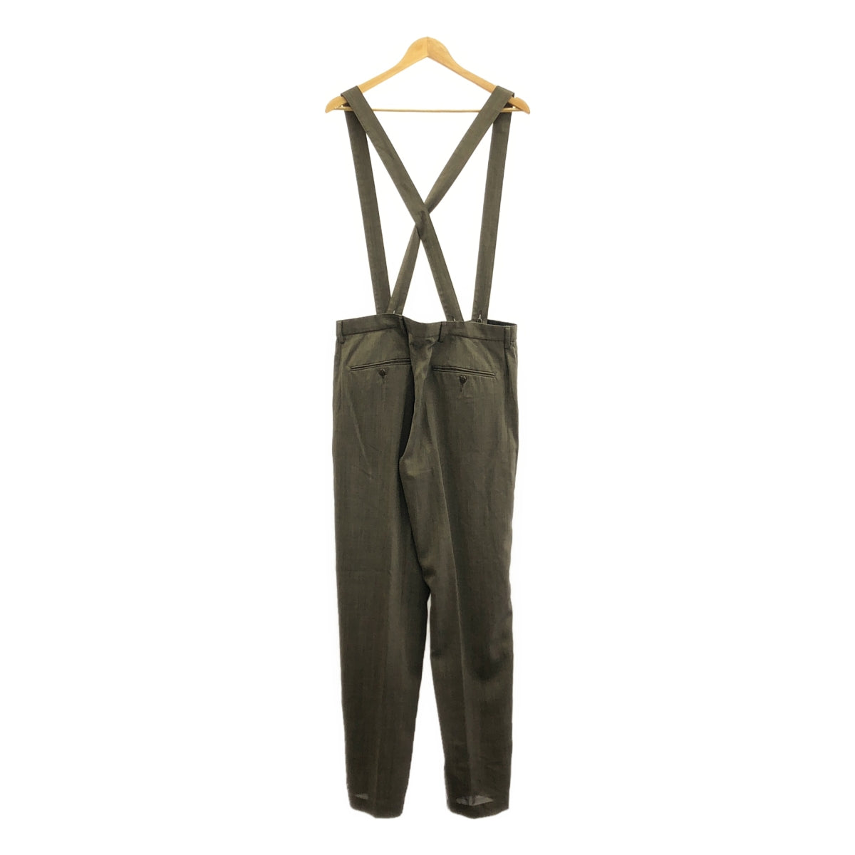 District UNITED ARROWS | Suspender Tapered Slacks Pants | 46 | Brown | Men's