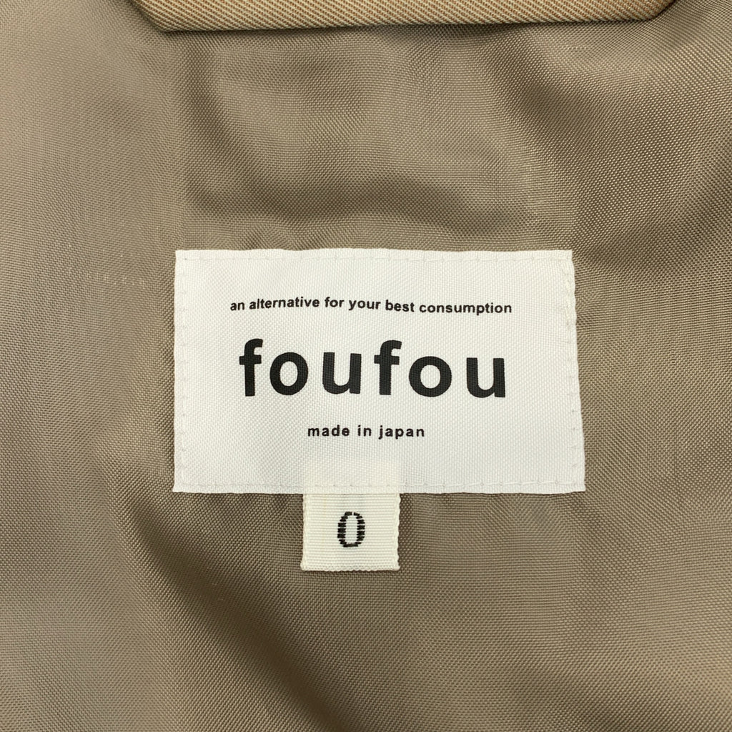 foufou / 푸후 | the trench coat ”tamamushi” 트렌치 코트 | 0 |