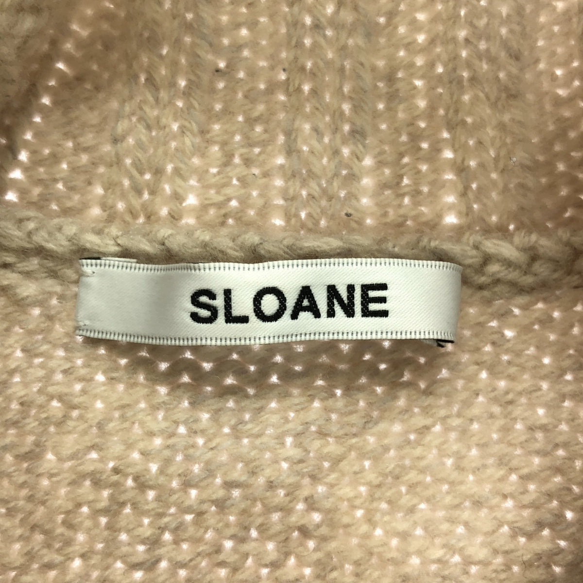 SLOANE / スローン | 3G ジーロンラム × カシミヤ ドロップ ショルダー ニット | 1 | アイボリー | レディース