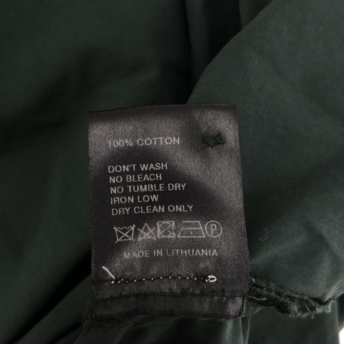 Christian Wijnants | Gathered Neck Pullover Shirt | 38 | Dark Green | Women's