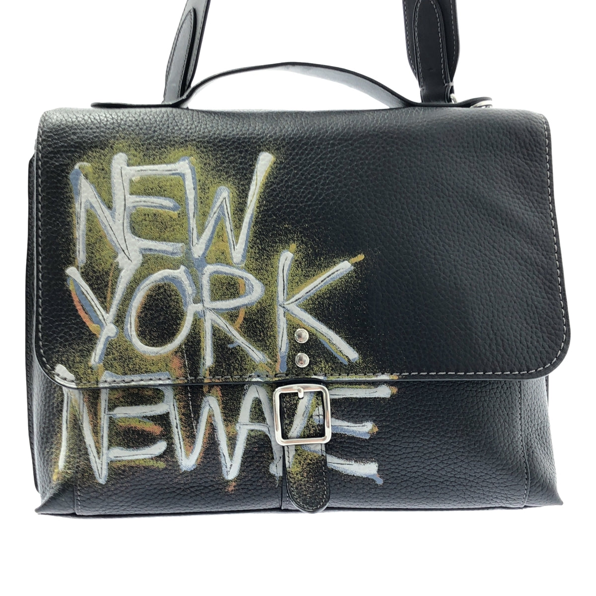 COACH / コーチ | × JEAN MICHEL BASQUIAT バスキア / ローグ メッセンジャー バッグ | ブラック | メンズ