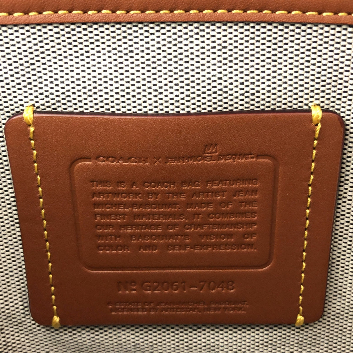 COACH / コーチ | × JEAN MICHEL BASQUIAT バスキア / ローグ メッセンジャー バッグ | ブラック | メンズ