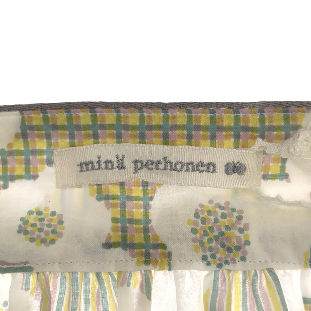 [美麗狀態] mina perhonen |花舞棉絲花朵印花褶皺連身裙 |尺寸 38 |多色 |女性的