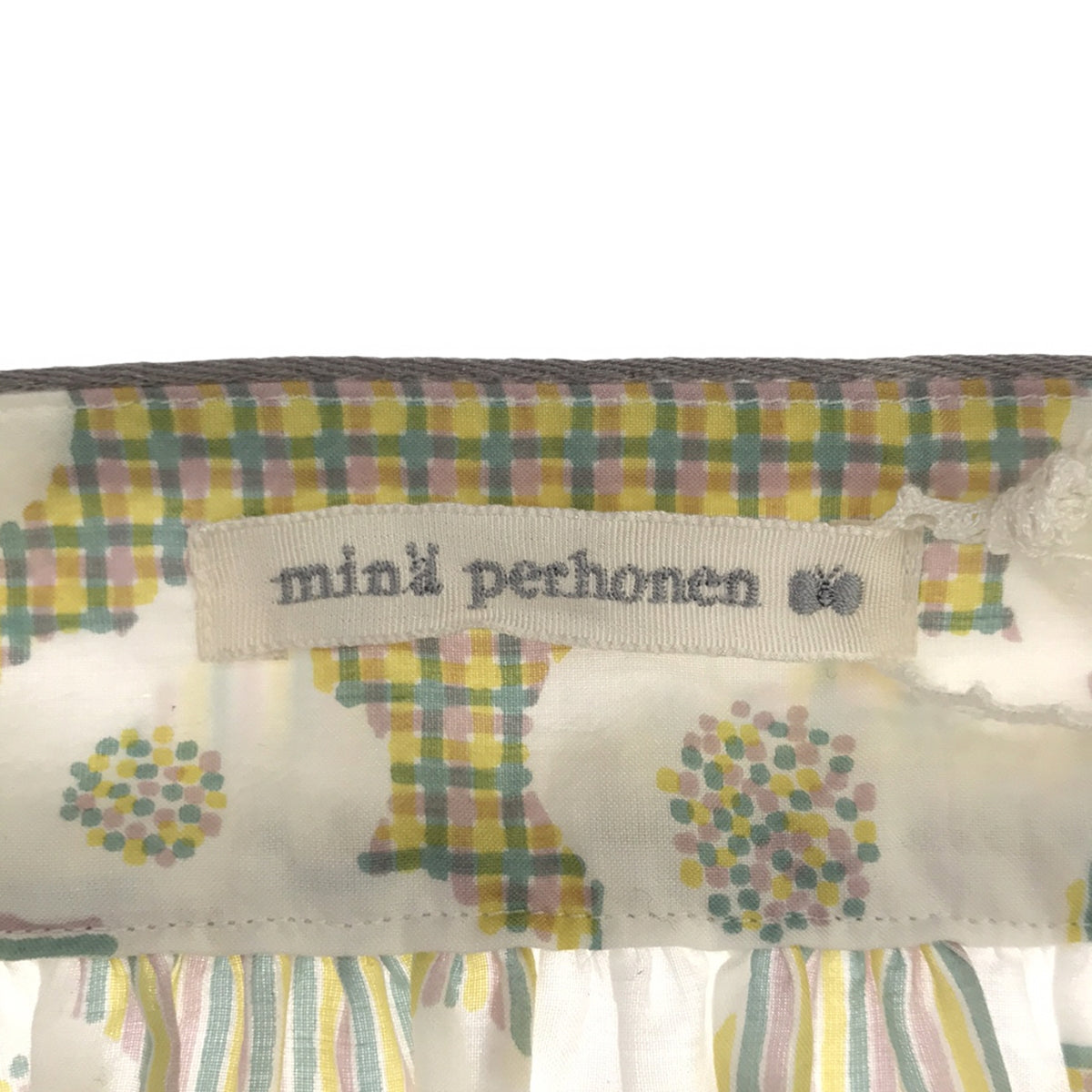 [美麗狀態] mina perhonen |花舞棉絲花朵印花褶皺連身裙 |尺寸 38 |多色 |女性的