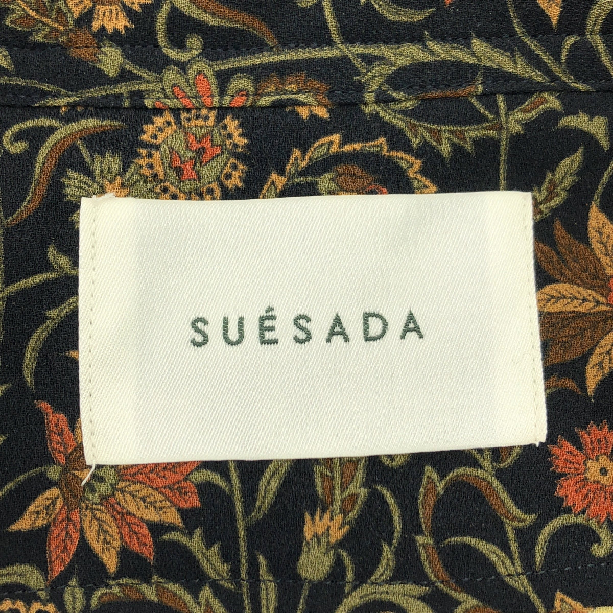 SUÉSADA / スエサダ | フラワープリント アシンメトリーブラウス | 1 | マルチカラー | レディース