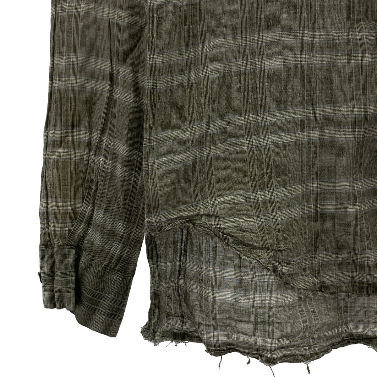 ensou / エンソウ | コットン チェック リボンシャツ | S | メンズ