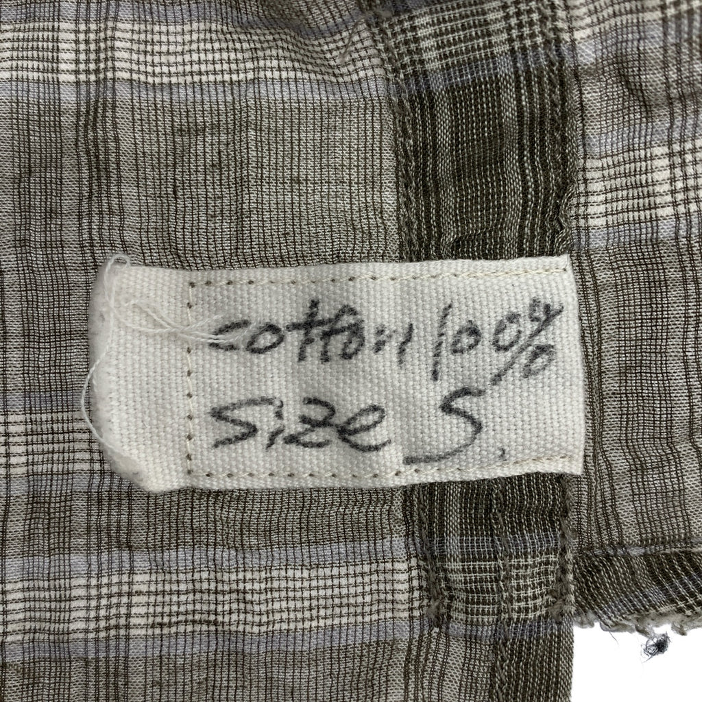 ensou / エンソウ | コットン チェック リボンシャツ | S | メンズ