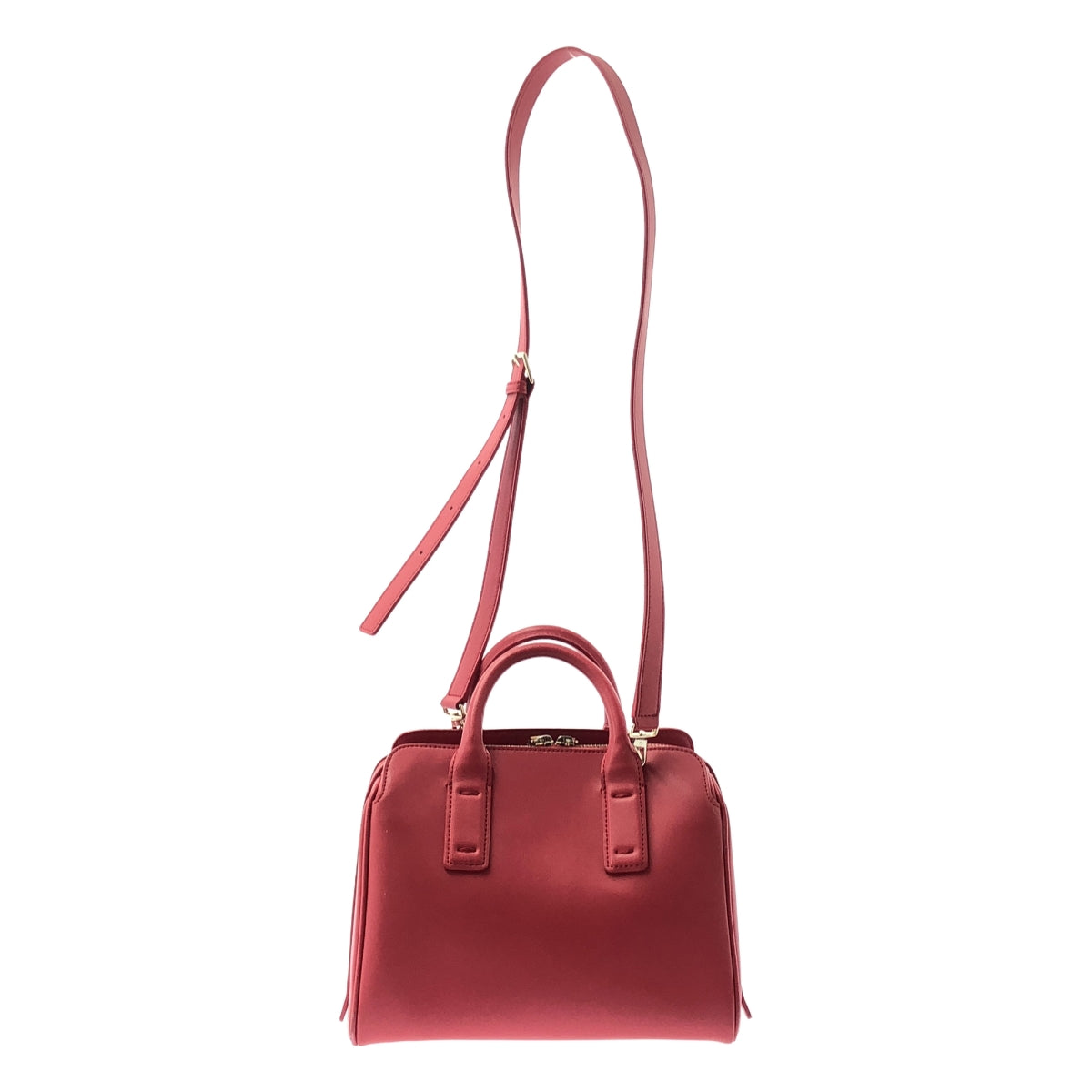 Paul Smith | 2WAY 皮革波士頓包 | 紅色 | 女款