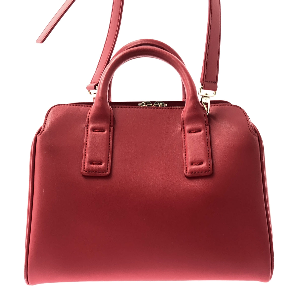 Paul Smith | 2WAY 皮革波士頓包 | 紅色 | 女款