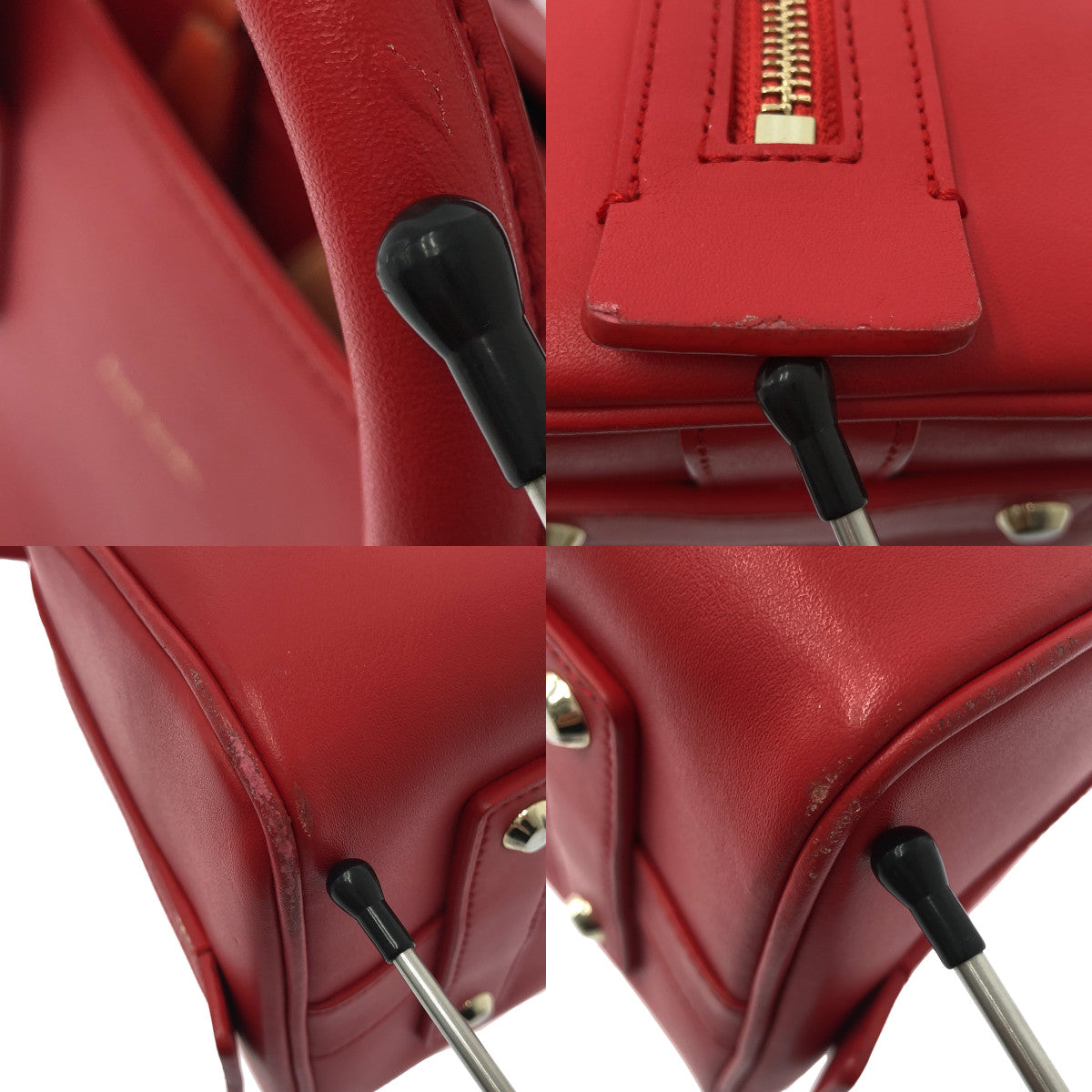 Paul Smith / ポールスミス | 2WAY レザー ボストン バッグ | レッド | レディース