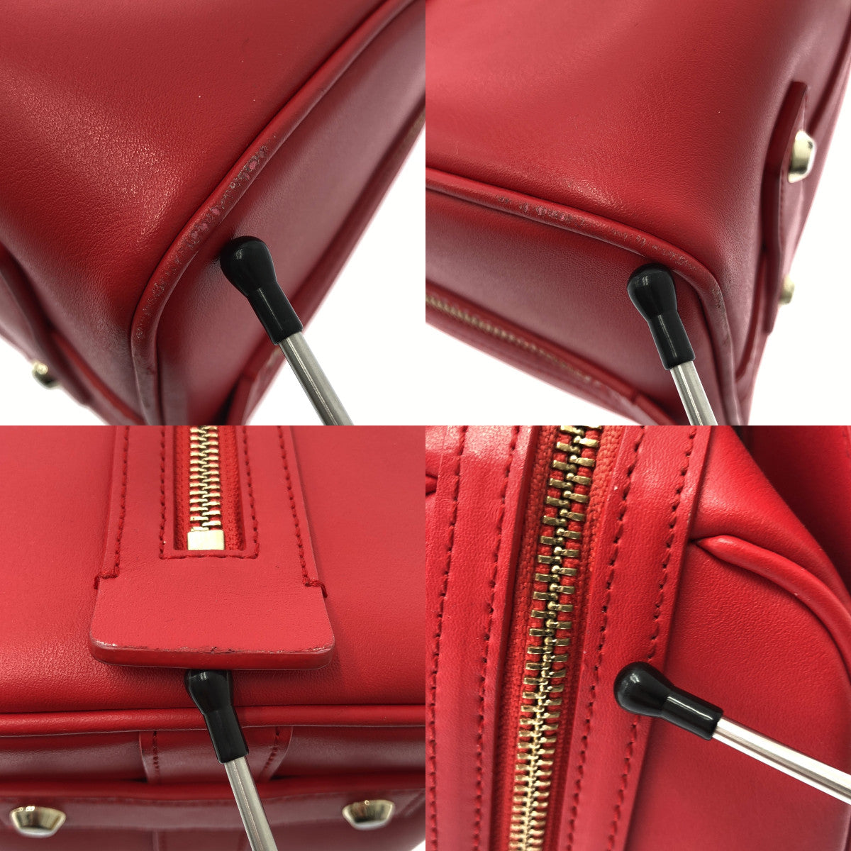 Paul Smith / ポールスミス | 2WAY レザー ボストン バッグ | レッド | レディース