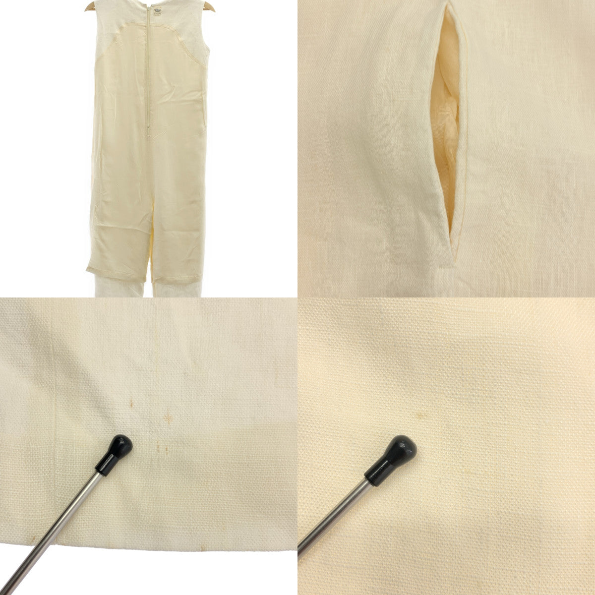 Ron Herman | 亞麻布口袋無袖連身褲 | 女款 | XS碼