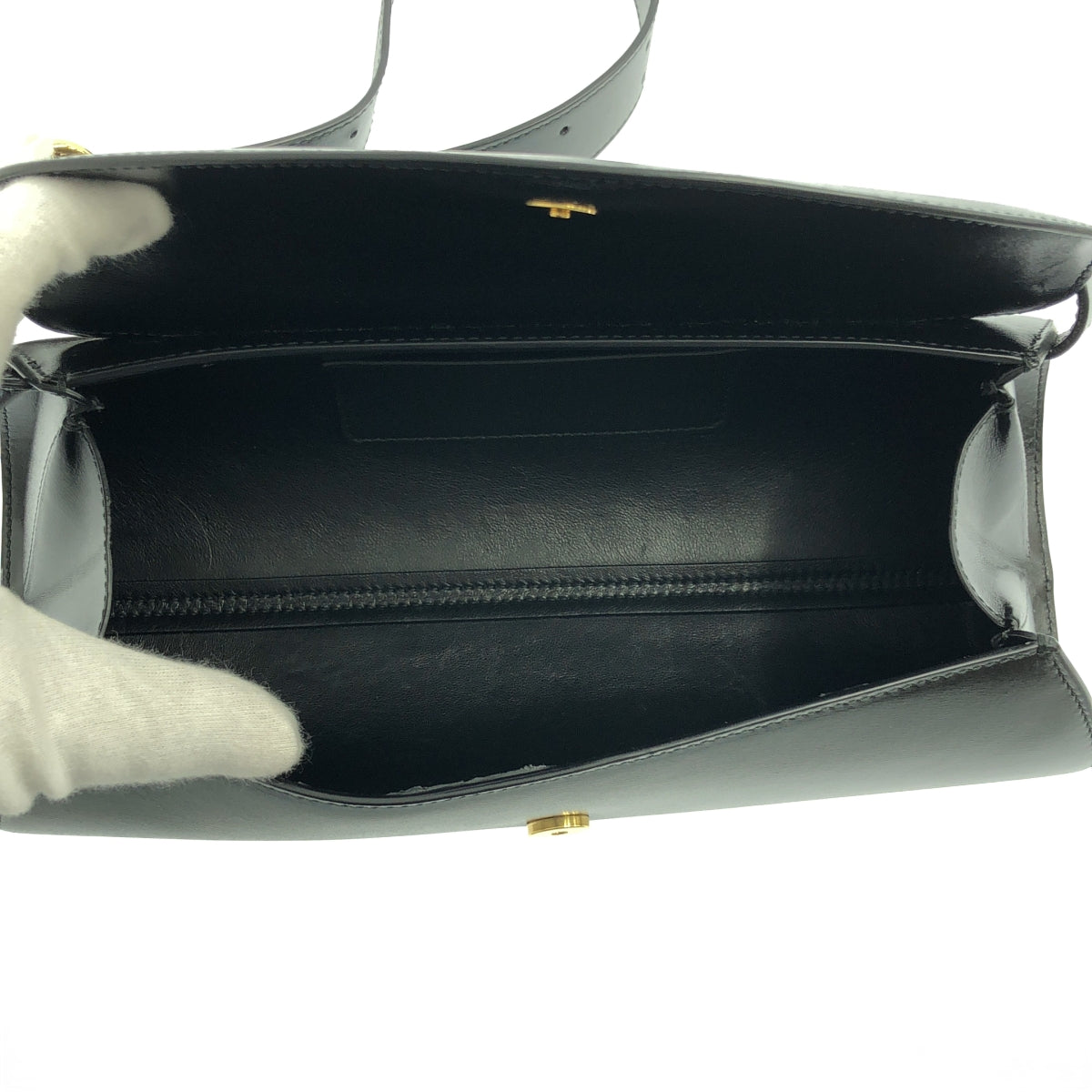 JIL SANDER / ジルサンダー | Cannolo / カンノーロ レザー ロゴ ショルダーバッグ |