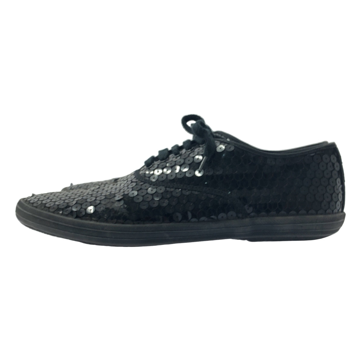 COMME des GARCONS / コムデギャルソン | スパンコール装飾スニーカー | 25 | ブラック | レディース