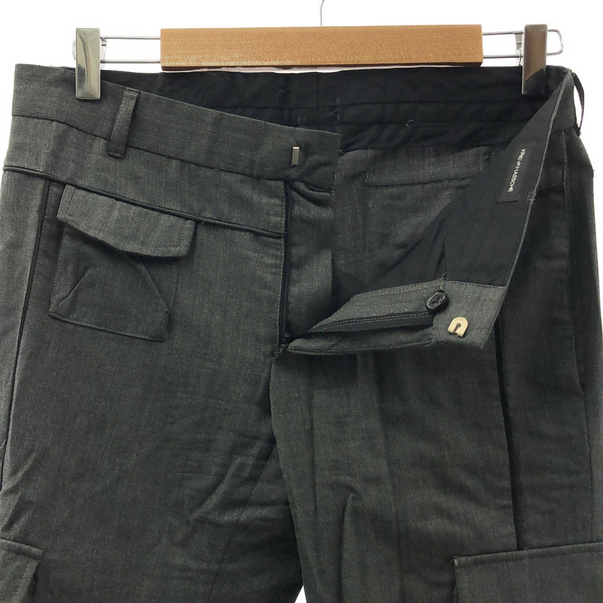 KRIS VAN ASSCHE / 크리스반 애쉬 | 셋업 / 1B 테일러드 재킷 / 카고 슬럭스 팬츠 | 44 |